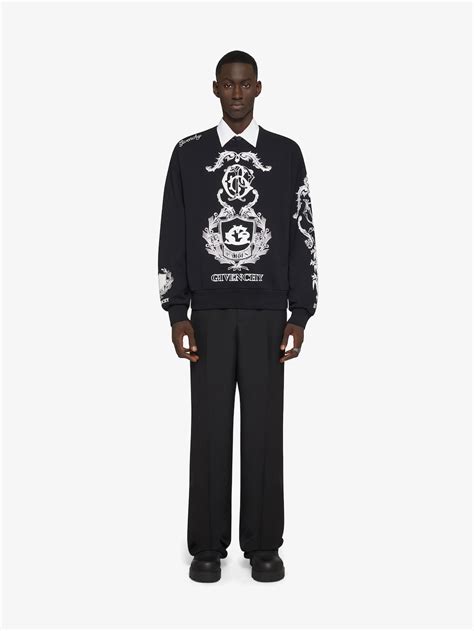 pullover givenchy|givenchy crest sweatshirt.